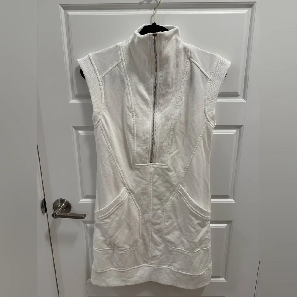 Women’s Half Zip Sweatshirt Dress With Pockets Size XS - Picture 3 of 6